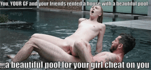Cheating Wife Captions Pool Porn - pool cheat - Porn With Text