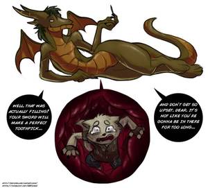 Animal Furry Dragon Porn Captions - Vore Comic 1 by DEVoreU on DeviantArt