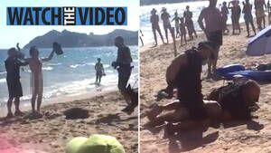 Exhibitionist Nude Beach Sex - Benidorm cops rugby tackle naked exhibitionist who shocked families by  stripping nude on packed beach | The US Sun