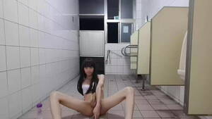asian ladyboy bathroom - Asian Ladyboy In Public Bathroom | xHamster