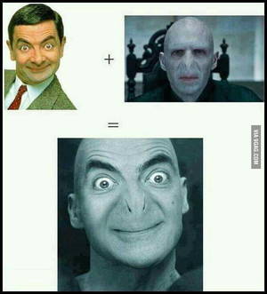 Lord Voldemort Porn - Mr. Bean + Lord Voldemort = Mr. Beandemort/ Lord Voldebean ? Lol.