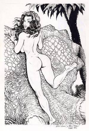 cave girl cartoon nude - Cavewoman excites rubbing her hip on the dinosaur armor. - Illustration by  Budd Root - Board \