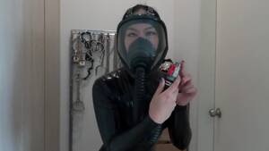 gas mask bondage hentai - Japanese latex gas mask gide watch online