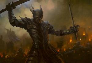 Fire Fantasy Porn - warrior, Artwork, Fire, Sword, Armor, Fantasy art Wallpaper