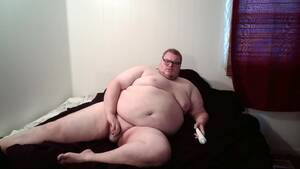 Fat Men In Porn - Fat Man Watching Porn and Masturbating his Small Cock - Pornhub.com