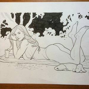 liberty meadows porn - Convention sketch you Frank Cho.