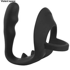 Gay Anal Prostate Massage - Violent space Strap On Silicone Butt Plug For Gay Porn Sex Prostate Massage  Toys for Men