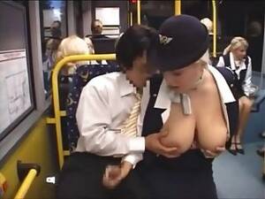 big tits bus - GROPING BIG TITS IN A BUS - anybunny.com