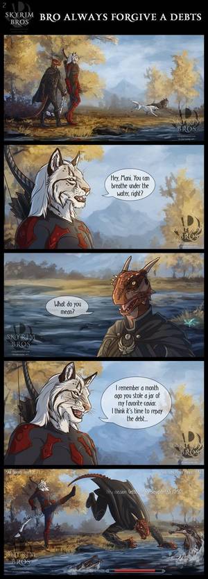 Funny Argonian Porn - My white khajiit Anhat and argonian Many Grabis (