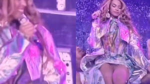beyonce upskirt pussy panties - VIDEO. 'Se le vio todo': A Beyonce en pleno concierto se le vio hasta 'el  alma' | Minuto30