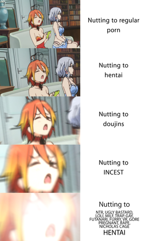 Gay Gore Porn Hentai - The Ultimate Nut (Someone, somewhere is into this - No it ain't me) :  r/Animemes