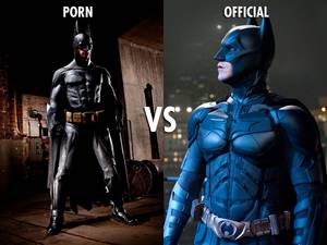 Batman Funny Porn - Porn vs. official