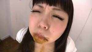 Enema Drinking Porn - Japanese girl drinks an enema from her own ass and vomits it on the bowl -  ThisVid.com