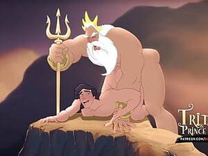 Disney Men Yaoi Porn - King Triton X Prince Eric | xHamster