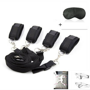 Bondage Mask Porn - Adult BDSM Bondage Set Bed Restraint Toys Handcuffs Ankle cuffs Sex Game  Belts Erotic Mask Porn Products for Couples Sexo Tool-in Adult Games from  Beauty ...