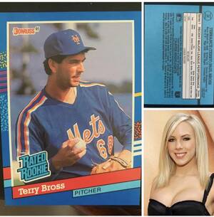 Baseball Porn - When old baseball cards lead you to the story of a former player (now an  agent) and a porn star. (Story in comments) : r/baseball