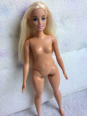 Blonde Barbie Doll Porn - Mavin | CURVY Barbie Doll Blonde Pretty NUDE Fashionistas Made to Move