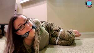 Bondage Army - BoundHub - Soldier girl