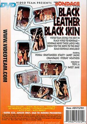 black on black bondage - Black Leather / Black Skin (2003) | Adult DVD Empire