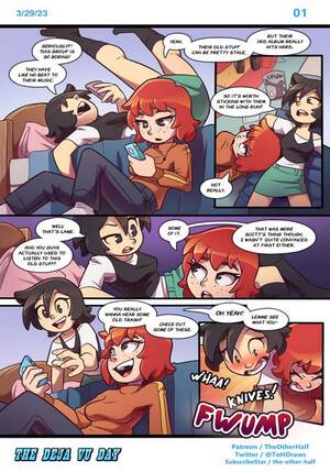 Hot Lesbian Sex Comics - Lesbian > Girls Kissing and Fucking Porn Comics