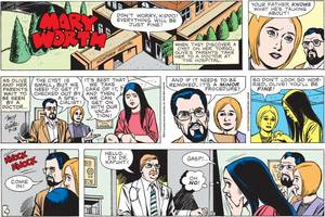 Mary Worth Comic Porn - Little Olive Taylor is a sensitive spirit-child who fears water, sees  fairies, takes instruction from angels, and indulges in a little routine  precognition.