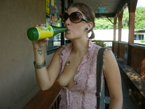 mature banana tits - Tit Slip , Refreshing Drink, Banana Tits, Peek A Boob, Braless Amateur,