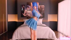Hot Sexy 3d Fantasy Girl - Anime girl 3D dancing sexy watch online