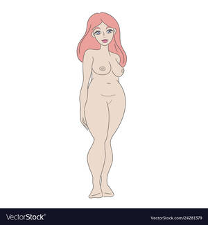 large beautiful breasts nude - Plump girl woman beauty naked big breasts Vector Image