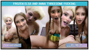 3d cartoon porn frozen - Frozen Elsa and Anna Threesome - animated/VR converted deepfake #1 DeepFake  Porn - MrDeepFakes