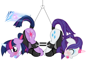 Goth Twilight Sparkle Porn - 1056629 - suggestive, artist:nightmaremoons, rarity, twilight sparkle,  alicorn, pony, unicorn, g4, absurd resolution, alternate hairstyle,  ballgag, blushing, bondage, bondage cuffs, bondage gear, bound together,  cuffs, duo, duo female, eyes closed ...