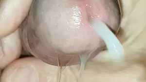 close up cum - Close up of my milky sperm | xHamster