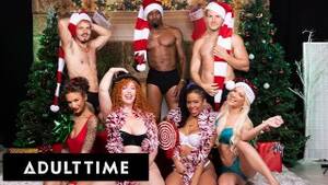 holiday interracial sex - ADULT TIME'S INTERRACIAL HOLIDAY GROUP SEX ORGY! - Videos Porno Gratis -  YouPorn