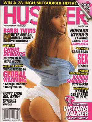 Hustler Celebrity Porn - Hustler March 2008 magazine back issue Hustler magizine back copy hustler  porn mag back issues larry