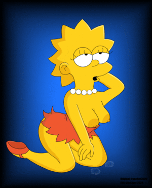 animated simpsons porn - Lisa Simpson Gif Animated Milk Topless < Your Cartoon Porn