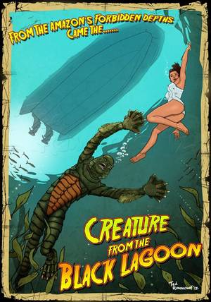 Classic Movie Monster Porn - Creature from the Black Lagoon by ted1air.deviantart.com