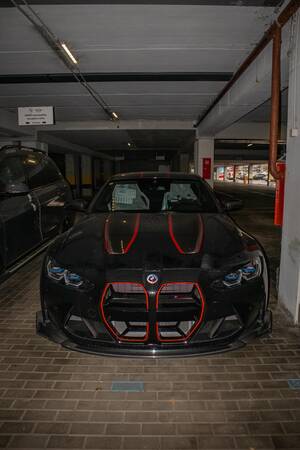 Bmw Ebony Porn - Black BMW M4 G82 CSL in underground parking [3666x5499] : r/carporn