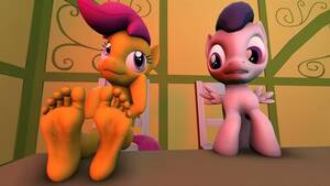 Mlp Foot Porn - MLP Foot Fetish) Scootatease - YouTube