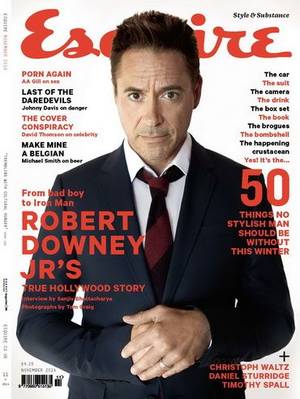 Junior Magazines - Esquire UK - November 2014 Â· Robert Downey JrMagazine ...
