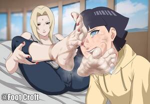 Naruto Foot Porn - Rule 34 - 2girls age difference barefoot black hair blonde hair boruto:  naruto next generations cameltoe clothed clothing dirty feet dirty soles feet  feet licking female female/female female only fetish foot fetish
