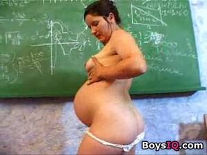 hot naked pregnant teacher - Pregnant Teacher masturbates in Classroom - BoysIQ - XNXX.COM