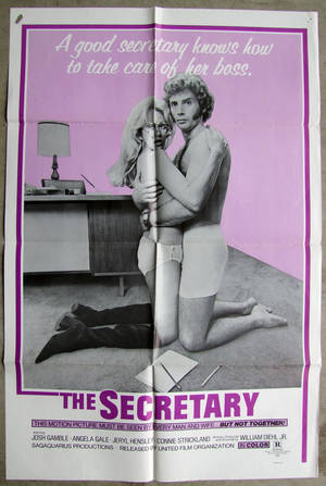 1970s Secretary - The Secretary Vintage ORIG 1970s Retro Porn Exploitation 1SH Movie Poster