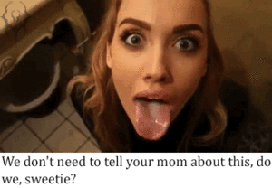 Dont Tell Mom Porn Captions - we don't need to tell your mom about this - Porn With Text