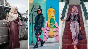 Arabic Boy Porn - Muslim women wearing modest fashion in (from left to right) Turkey, Iran,