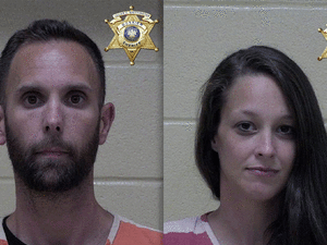 arrested - Man arrest on child porn charges; woman also arrested for meth