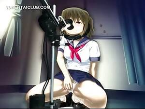 anime uniform porn - Anime cutie in uniform masturbating pussy
