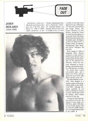 70s Porn Stars Dead - Early obituaries for Gay Porn actors who died early from AIDS. They all  have fascinating stories and are not forgotten. : r/gaybros