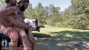 Cartoon Gay Porn Rednecks - Redneck buds flip fuck after work on their truck | xHamster