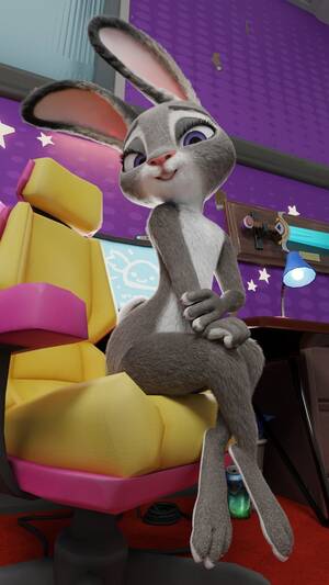 Judy Hopps Furry 3d Porn - Rule 34 - 1girls 3d anthro chair disney female female only fever-dreamer  flat chest fur furry furry only hi res judy hopps looking down nude open  mouth pinup purple eyes rabbit sitting