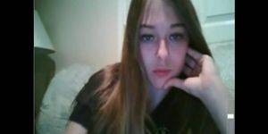 cute babe webcam - Cute Facebook teen babe masturbating on webcam