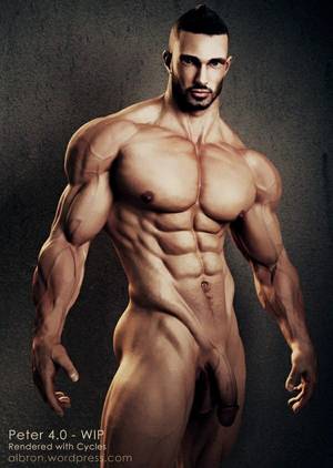 3d Artistic Porn - Dedicated to huge, raw, masculine male muscle in both pictures and erotica.